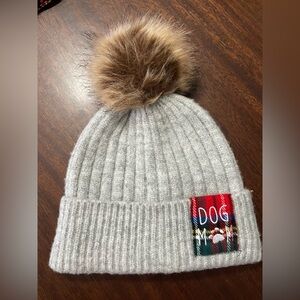 “Dog mom” winter hat